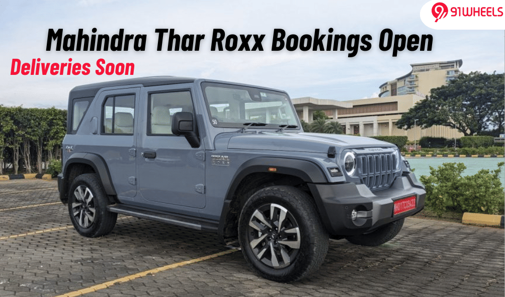Mahindra Thar Roxx Official Bookings Open; Clocks 1.75L In First Hour! Mahindra Thar Roxx Official Bookings Open; Clocks 1.75L In First Hour!