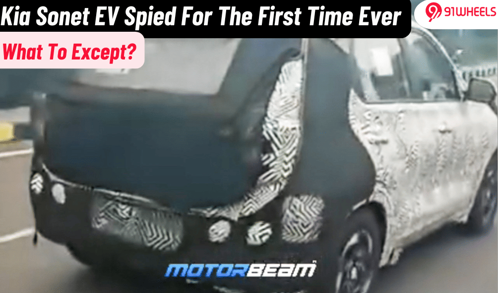 Kia Sonet EV Spied For The First Time: Nexon EV Rival In Making Kia Sonet EV Spied For The First Time: Nexon EV Rival In Making