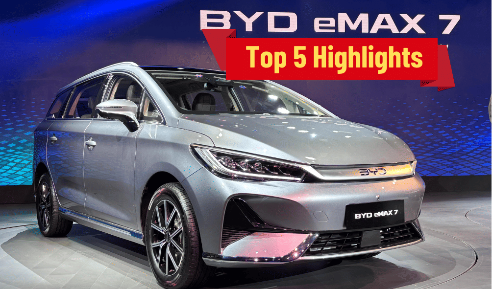BYD eMAX 7 Top 5 Highlights You Need To Know; 530 Km Range BYD eMAX 7 Top 5 Highlights You Need To Know; 530 Km Range