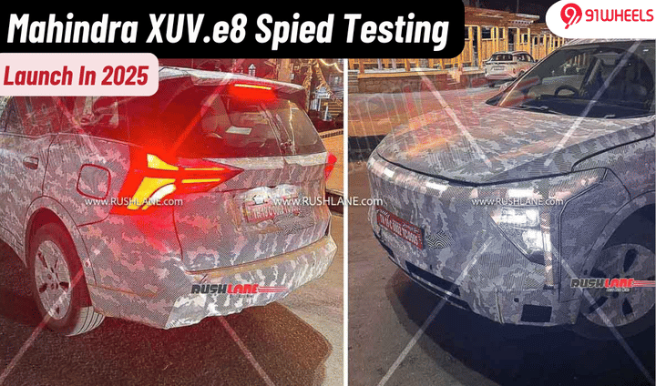 Mahindra XUV700 EV Spied Close To Production Form; Launch In 2025