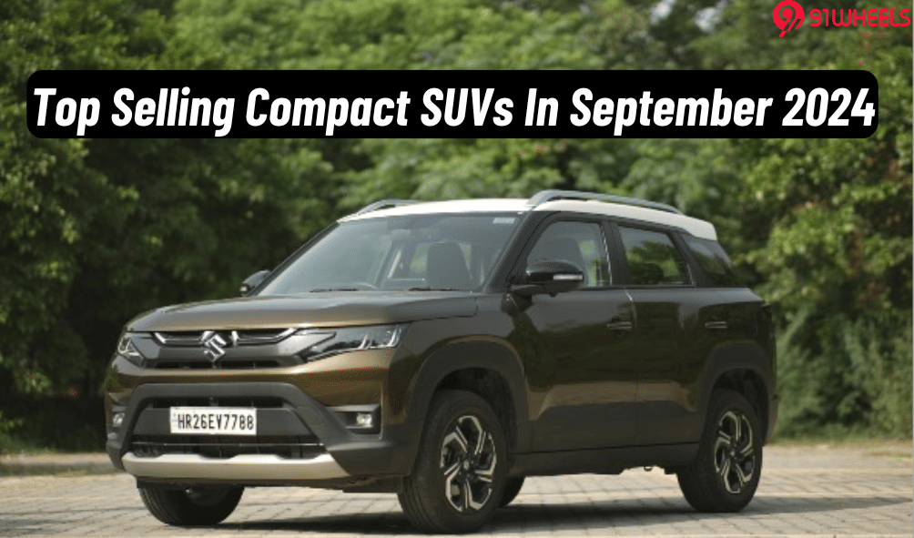Top 5 Selling Compact SUV List For Sept 2024: Brezza, Nexon, & More Top 5 Selling Compact SUV List For Sept 2024: Brezza, Nexon, & More