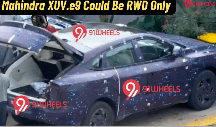 Mahindra XUV700 EV Coupe aka XUV.e9 Could Be RWD Only; Details