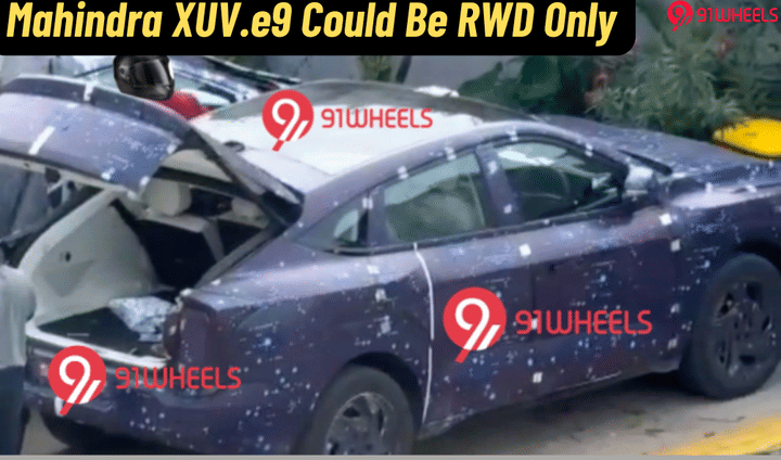 Mahindra XUV700 EV Coupe aka XUV.e9 Could Be RWD Only; Details Mahindra XUV700 EV Coupe aka XUV.e9 Could Be RWD Only; Details