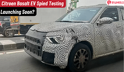 Citroen Basalt EV Spied Testing: Prep To Rival Tata Curvv EV?