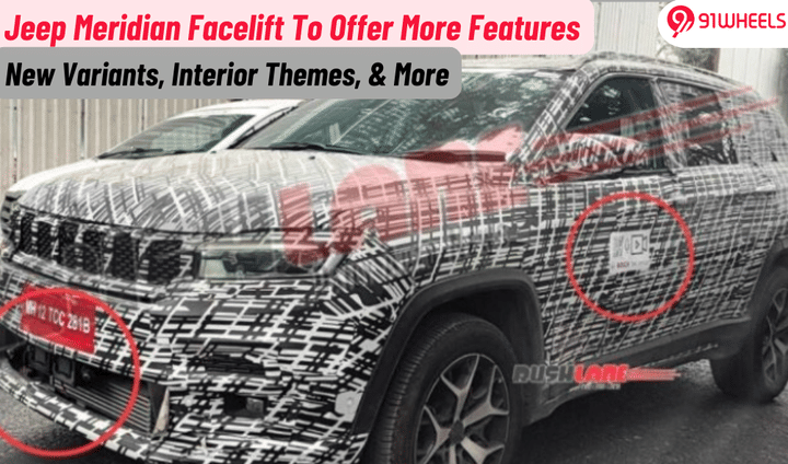 Jeep Meridian Facelift To Offer New Features And Interior Themes Jeep Meridian Facelift To Offer New Features And Interior Themes
