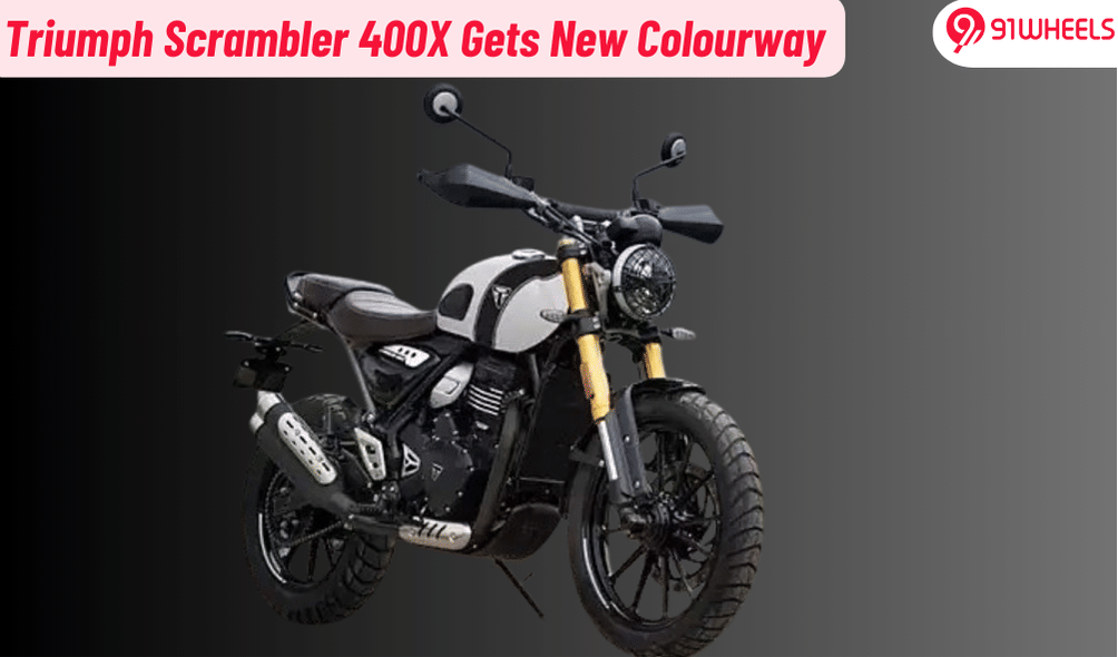 Triumph Scrambler 400X Gets New Colourway Triumph Scrambler 400X Gets New Colourway