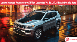 Jeep Compass Anniversary Edition Launched At Rs 25.26 Lakh: Check Details