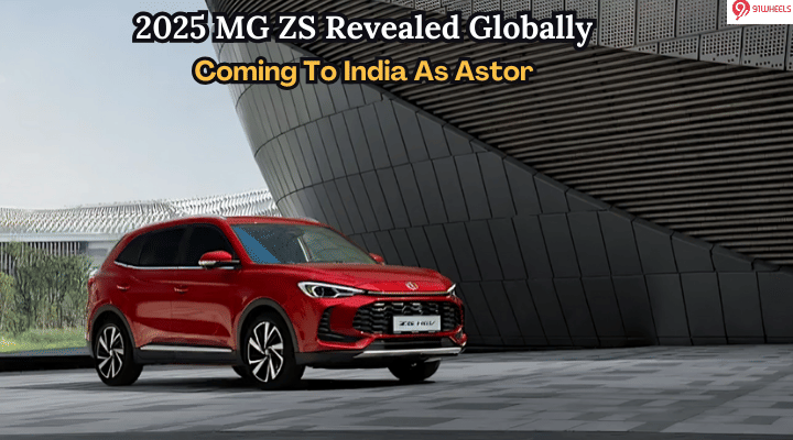 2025 MG ZS Revealed Globally, Coming To India As Astor 2025 MG ZS Revealed Globally, Coming To India As Astor