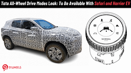 Tata All-Wheel Drive Modes Leak: To Be Available With Safari and Harrier EV