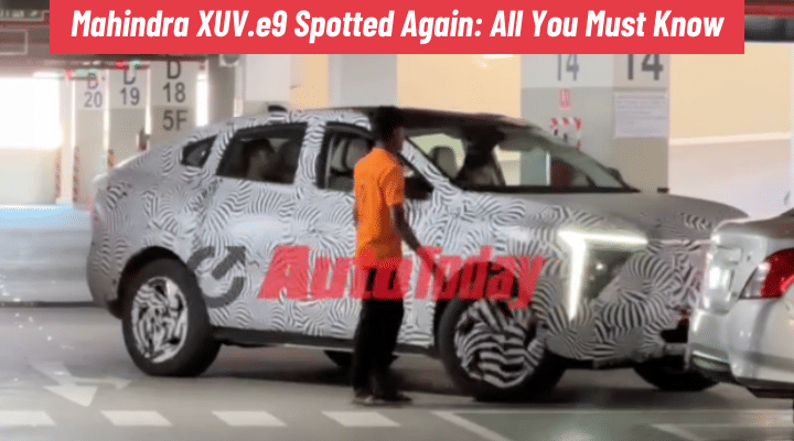 Mahindra XUV.e9 Spotted Again: All You Must Know