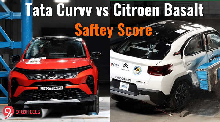 Tata Curvv vs Citroen Basalt : Bharat NCAP Scores - Safest Coupe SUV?