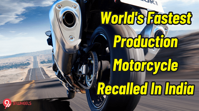 World's Fastest Production Motorcycle Recalled In India: Here’s Why