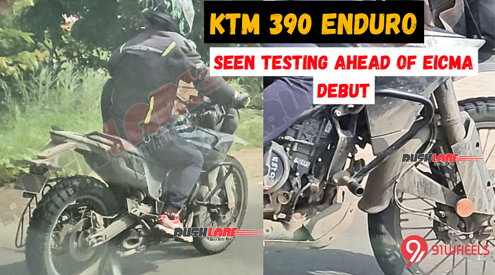 KTM 390 Enduro Seen Testing Ahead Of EICMA Debut - Check Photos