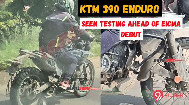 KTM 390 Enduro Seen Testing Ahead Of EICMA Debut - Check Photos
