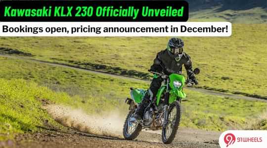 Kawasaki KLX 230 Bookings Open From Rs 5,000 Kawasaki KLX 230 Bookings Open From Rs 5,000