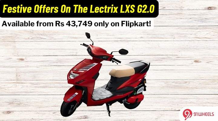 Lectrix EV Scooters Now Available At Rs 43,749 On Flipkart!