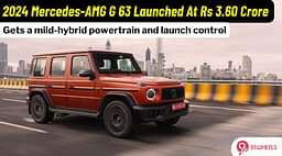 2024 Mercedes-AMG G 63 Launched, Prices Start From Rs 3.60 Crore