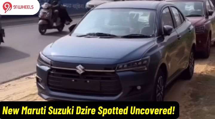 New Maruti Suzuki Dzire Spotted Fully Uncovered!