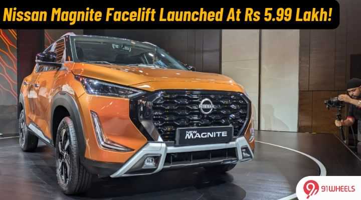 Nissan Magnite Facelift Launched From Rs 5.99 Lakh Onwards! Nissan Magnite Facelift Launched From Rs 5.99 Lakh Onwards!