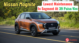 2024 Nissan Magnite: Lowest Maintenance In Segment At 39 Paise/Km