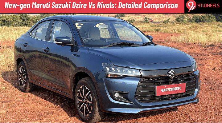 New-gen Maruti Suzuki Dzire Vs Rivals: Detailed Comparison