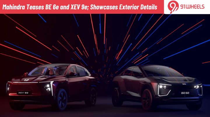 Mahindra Teases BE 6e and XEV 9e; Showcases Exterior Details Mahindra Teases BE 6e and XEV 9e; Showcases Exterior Details