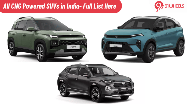 All CNG Powered SUVs in India- Full List Here All CNG Powered SUVs in India- Full List Here