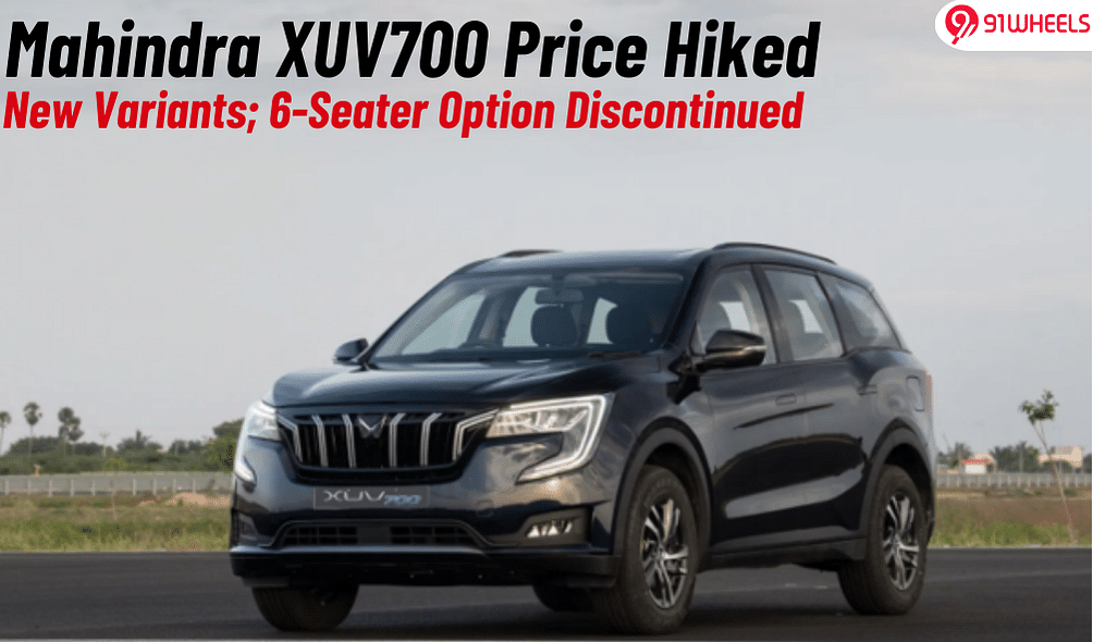 Mahindra XUV700 Price Hiked By Up To Rs. 50,000 In November 2024