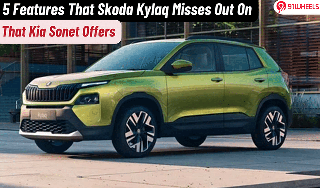 5 Features Skoda Kylaq Misses Out On That Kia Sonet Offers