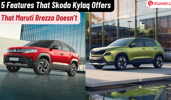 Features Skoda Kylaq Offers That Maruti Brezaa Doesn't Features Skoda Kylaq Offers That Maruti Brezaa Doesn't