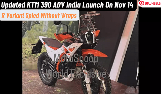 KTM 390 Adventure Launch On November 14; R Variant Revealed!