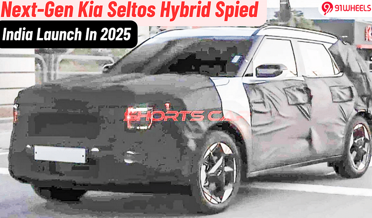 Next-Gen Kia Seltos Hybrid Spied Testing: Launch Next Year