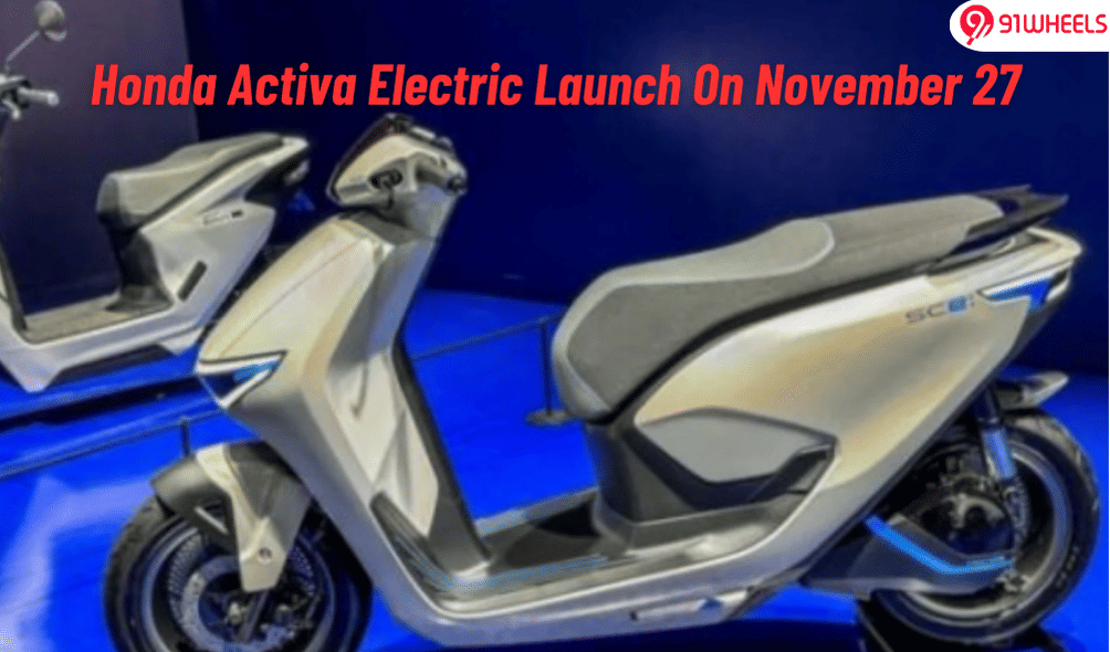 Honda Activa Electric To Debut On November 27; Event Teased Honda Activa Electric To Debut On November 27; Event Teased