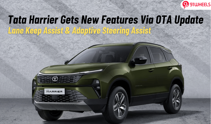 Tata Harrier Gets Lane Keep Assist, Steering Assist Via Latest OTA Update Tata Harrier Gets Lane Keep Assist, Steering Assist Via Latest OTA Update