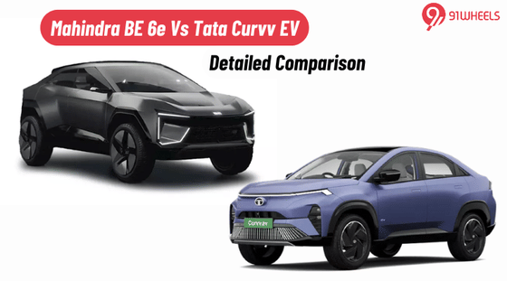 Mahindra BE 6 Vs Tata Curvv EV: Detailed Specs and Feature Comparison