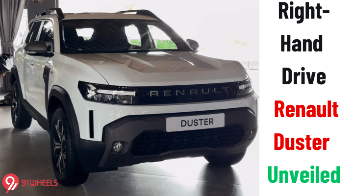 Right-Hand Drive Renault Duster Unveiled - 2025 India Bound Right-Hand Drive Renault Duster Unveiled - 2025 India Bound