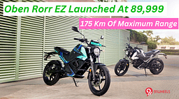 Oben Rorr EZ Launched At 89,999 - 175 Km Of Maximum Range