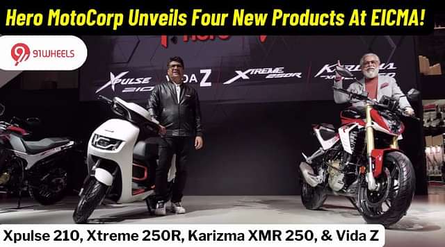 Hero Xpulse 210 and More Unveiled