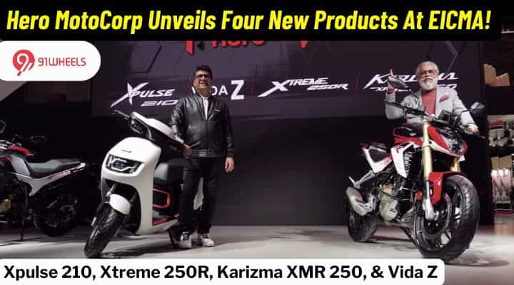 Hero Xpulse 210 and More Unveiled Hero Xpulse 210 and More Unveiled