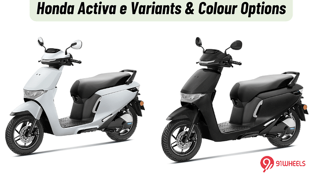 Honda Activa Electric Colour Options & Variants Explained