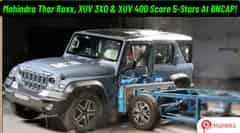 Mahindra Thar Roxx, XUV 3XO, XUV 400 Score 5-Stars At The Bharat NCAP! Mahindra Thar Roxx, XUV 3XO, XUV 400 Score 5-Stars At The Bharat NCAP!