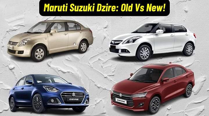 Maruti Suzuki Dzire: Old Vs New - Changes Through The Years