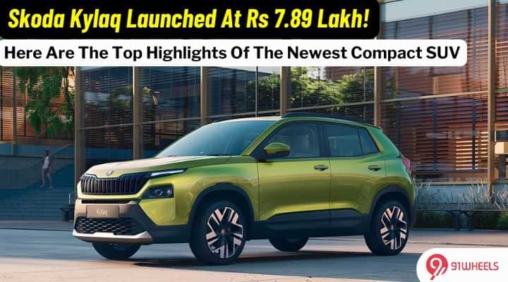Skoda Kylaq: Top Highlights Of Tata Nexon Rival! Skoda Kylaq: Top Highlights Of Tata Nexon Rival!