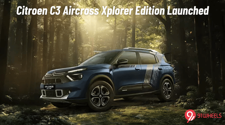 Citroen C3 Aircross Gets A New Explorer Edition - New Graphics, Additional Features & More Citroen C3 Aircross Gets A New Explorer Edition - New Graphics, Additional Features & More