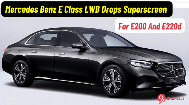 Mercedes Benz E Class LWB Drops Superscreen For E200 And E220d