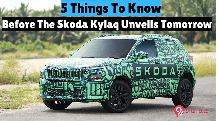 5 Things To Know Before The Skoda Kylaq Unveils Tomorrow