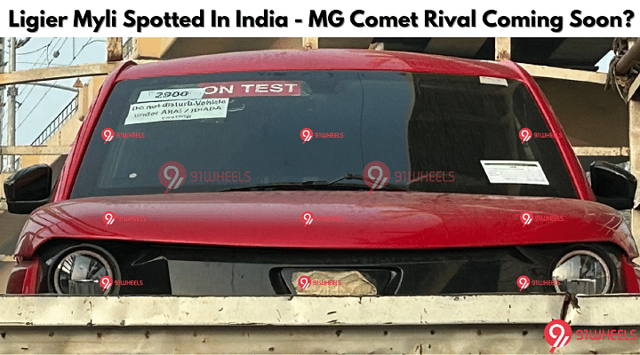 Ligier Myli Small EV Spotted In India - MG Comet Rival Coming Soon?