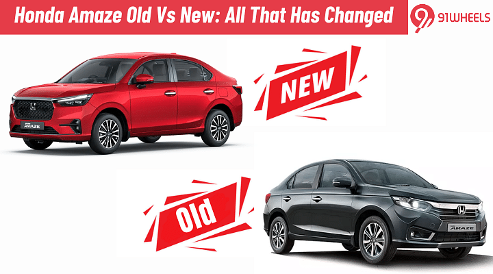 Honda Amaze Old Vs New: All That Has Changed