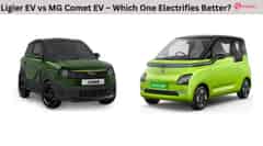 Ligier Myli EV vs MG Comet EV – Which One Electrifies Better?