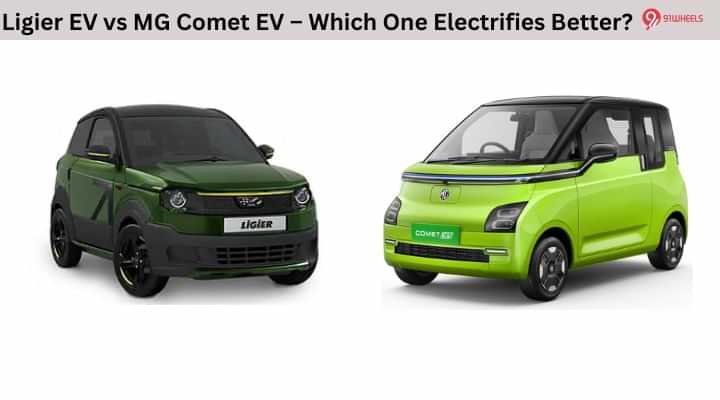Ligier Myli EV vs MG Comet EV – Which One Electrifies Better?